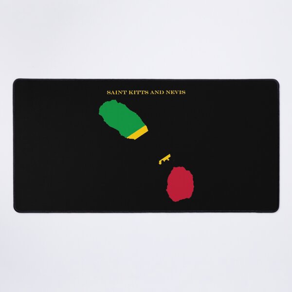 Item preview, Saint Kitts and Nevis Map Flag Silhouette Caribbean Travel Pride Gift designed and sold by NTGUILTY.