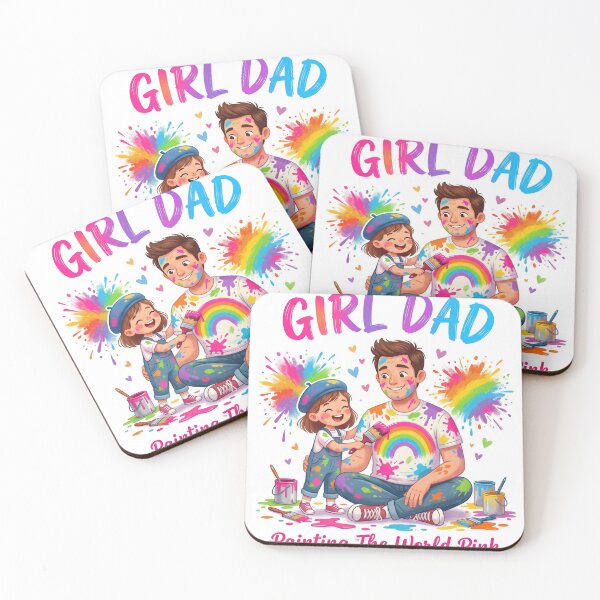 Item preview, Girl Dad — Painting The World Pink designed and sold by DESIGN BUREAU .