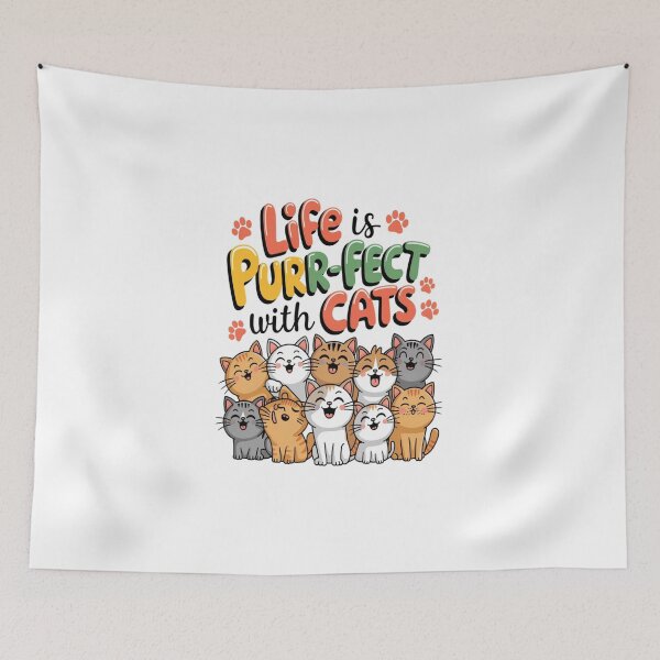 Item preview,  Cute Cats Everywhere! Hand-Drawn Cartoon Cat Sticker Pack — Purrfect for T-Shirts, Journals & More designed and sold by Ulikedigital14.