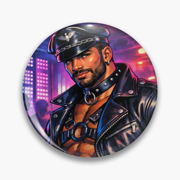 Item preview, Gay Leather Bar Daddy Heat Berlin Leder Pride Graphic Design designed and sold by ItsAKinkThing.