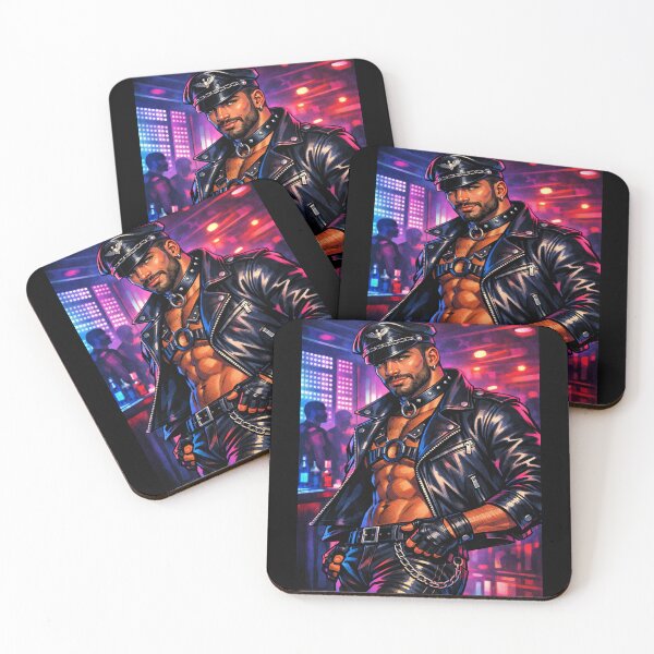 Item preview, Gay Leather Bar Daddy Heat Berlin Leder Pride Graphic Design designed and sold by ItsAKinkThing.