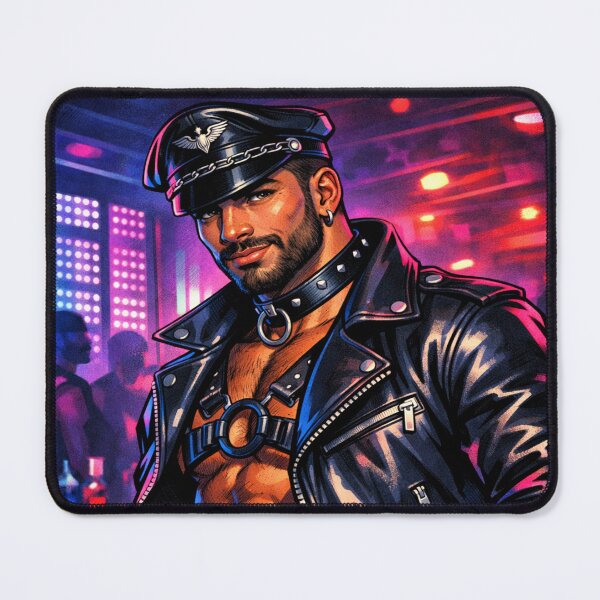 Item preview, Gay Leather Bar Daddy Heat Berlin Leder Pride Graphic Design designed and sold by ItsAKinkThing.