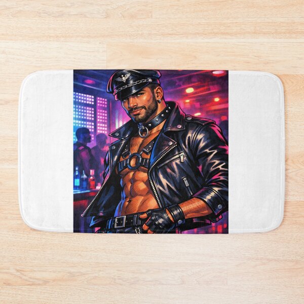 Item preview, Gay Leather Bar Daddy Heat Berlin Leder Pride Graphic Design designed and sold by ItsAKinkThing.