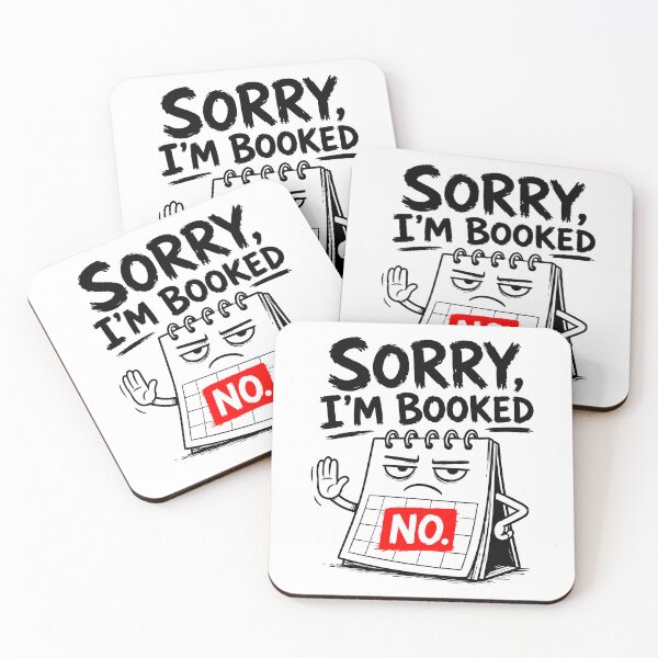 Item preview, Sorry I’m Booked Funny Calendar designed and sold by Inspireland7.