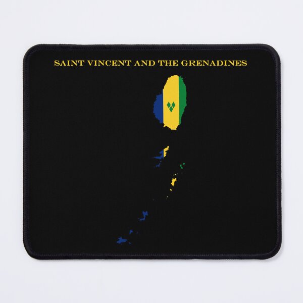 Item preview, Saint Vincent and the Grenadines Map Flag Silhouette Caribbean Travel Pride designed and sold by NTGUILTY.