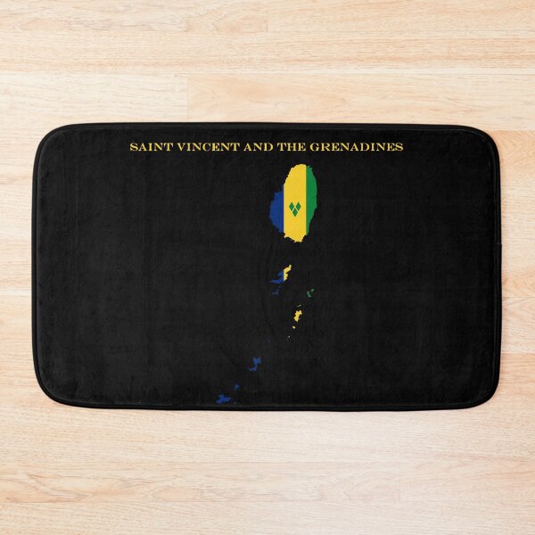 Item preview, Saint Vincent and the Grenadines Map Flag Silhouette Caribbean Travel Pride designed and sold by NTGUILTY.