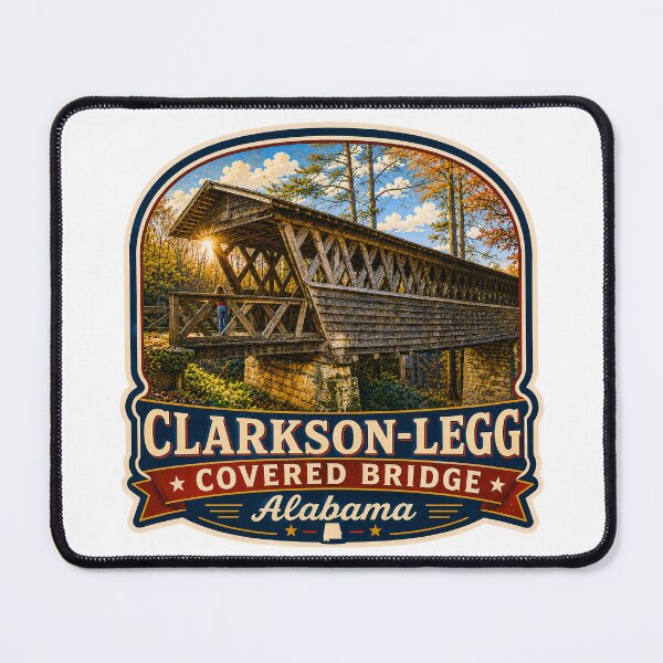Item preview, Clarkson-Legg Covered Bridge sticker designed and sold by gotucoveredart.