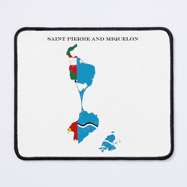 Item preview, Saint Pierre and Miquelon Map Flag Silhouette France Travel Pride Gift designed and sold by NTGUILTY.