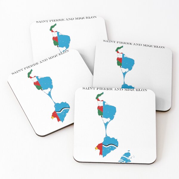 Item preview, Saint Pierre and Miquelon Map Flag Silhouette France Travel Pride Gift designed and sold by NTGUILTY.