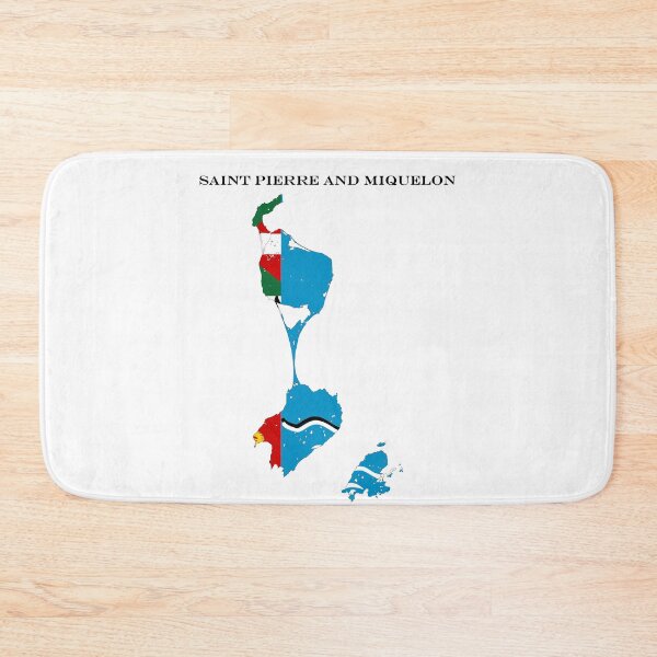 Item preview, Saint Pierre and Miquelon Map Flag Silhouette France Travel Pride Gift designed and sold by NTGUILTY.