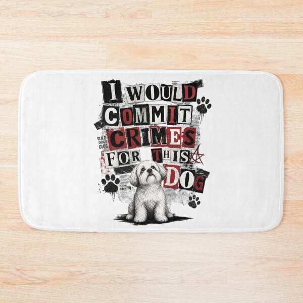 Item preview, I Would Commit Crime For This dog designed and sold by GHOSTLABELCO.