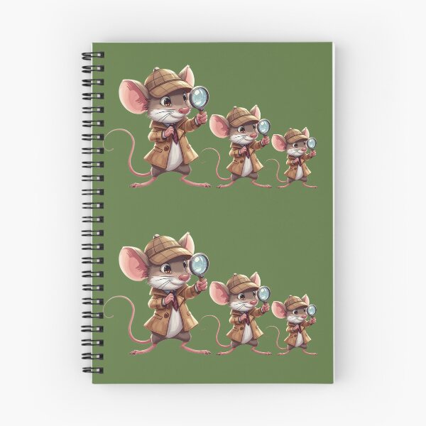Item preview, 3 little detective mice designed and sold by Art70shop.