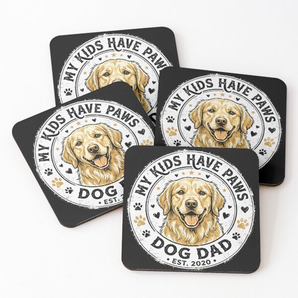 Item preview, Dog Dad — My Kids Have Paws Golden Retriever designed and sold by DESIGN BUREAU .