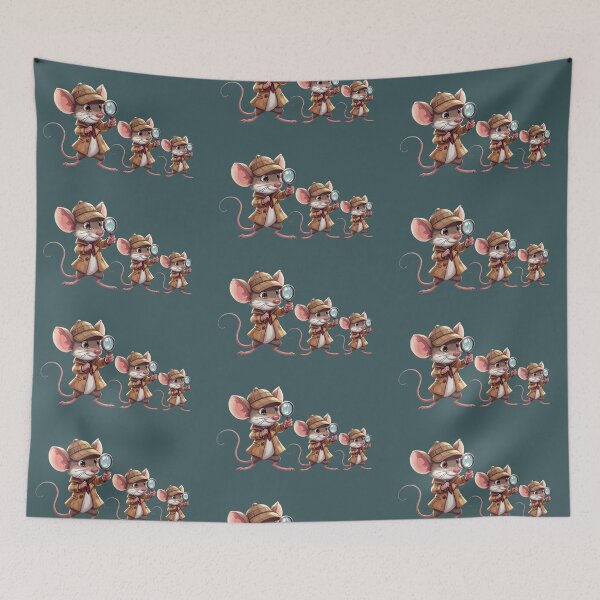 Item preview, 3 little detective mice designed and sold by Art70shop.