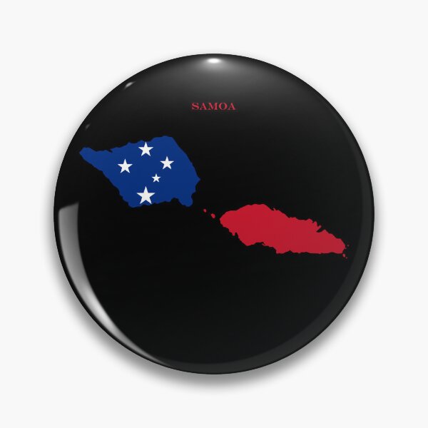 Item preview, Samoa Map Flag Silhouette South Pacific Ocean Travel Pride Gift designed and sold by NTGUILTY.