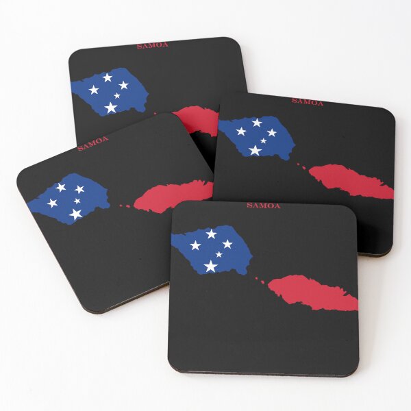 Item preview, Samoa Map Flag Silhouette South Pacific Ocean Travel Pride Gift designed and sold by NTGUILTY.