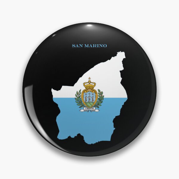 Item preview, San Marino Map Flag Silhouette Europe Travel Pride Gift designed and sold by NTGUILTY.