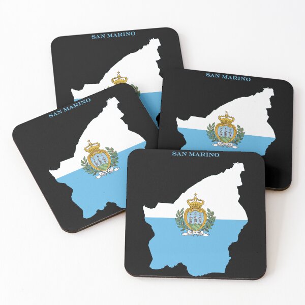 Item preview, San Marino Map Flag Silhouette Europe Travel Pride Gift designed and sold by NTGUILTY.
