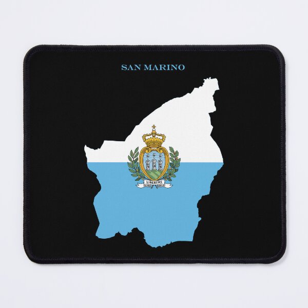 Item preview, San Marino Map Flag Silhouette Europe Travel Pride Gift designed and sold by NTGUILTY.
