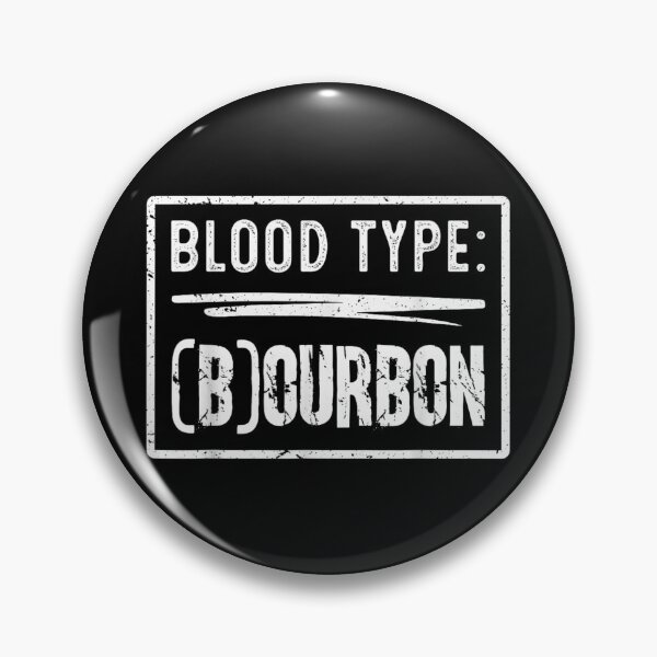 Item preview, Blood Type Bourbon Funny Whiskey Lover Vintage Distressed Bar Alcohol Graphic designed and sold by KrystinaGiGi.
