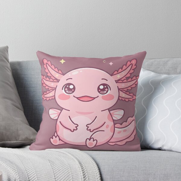 Item preview, Cute Kawaii Axolotl Pastel Pink Chibi Sticker Art designed and sold by LYZ7VANI.