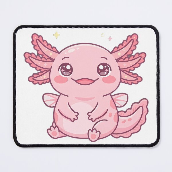 Item preview, Cute Kawaii Axolotl Pastel Pink Chibi Sticker Art designed and sold by LYZ7VANI.