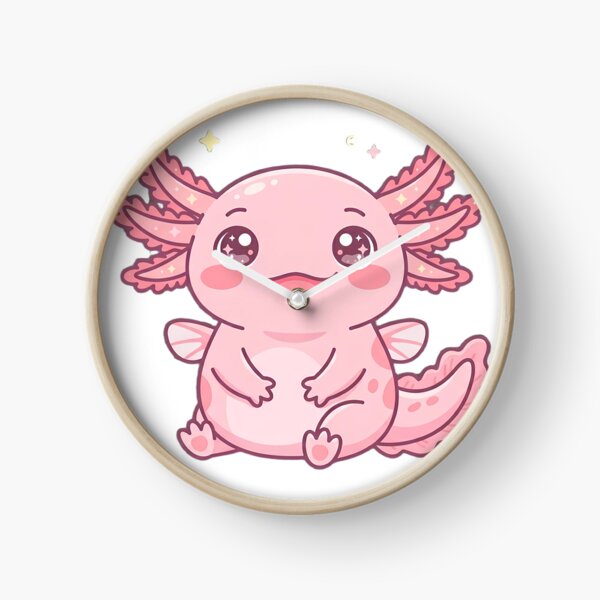 Item preview, Cute Kawaii Axolotl Pastel Pink Chibi Sticker Art designed and sold by LYZ7VANI.