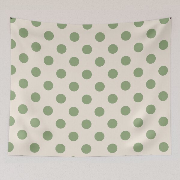 Item preview, Soft Sage Green Polka Dot Pattern – Reverse Neutral Spots Print designed and sold by Fezzyboo.