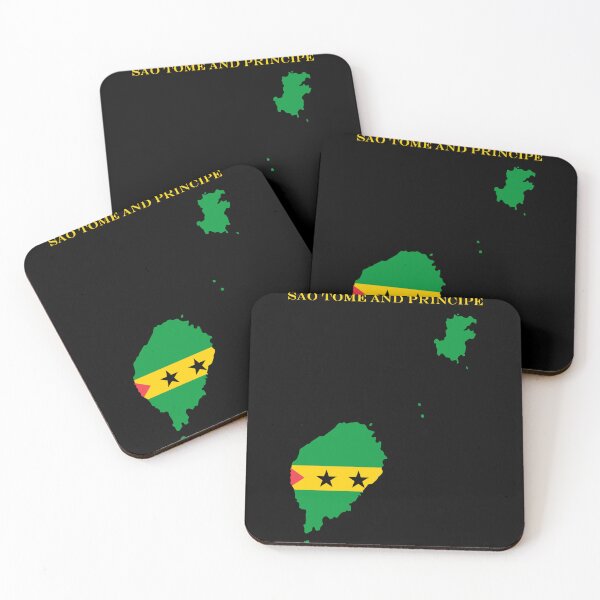 Item preview, Sao Tome and Principe Map Flag Silhouette Africa Travel Pride Gift designed and sold by NTGUILTY.