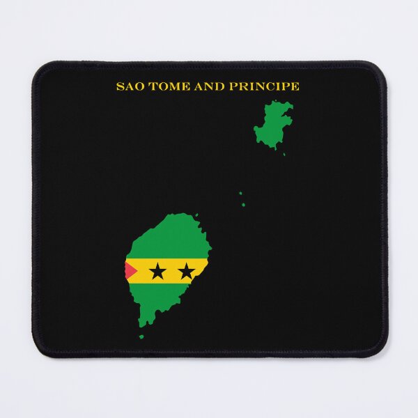Item preview, Sao Tome and Principe Map Flag Silhouette Africa Travel Pride Gift designed and sold by NTGUILTY.
