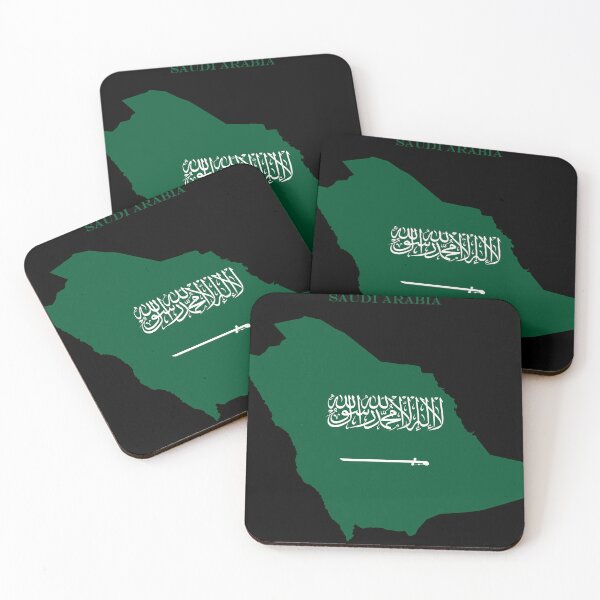 Item preview, Saudi Arabia Map Flag Silhouette Middle East Travel Pride Gift designed and sold by NTGUILTY.