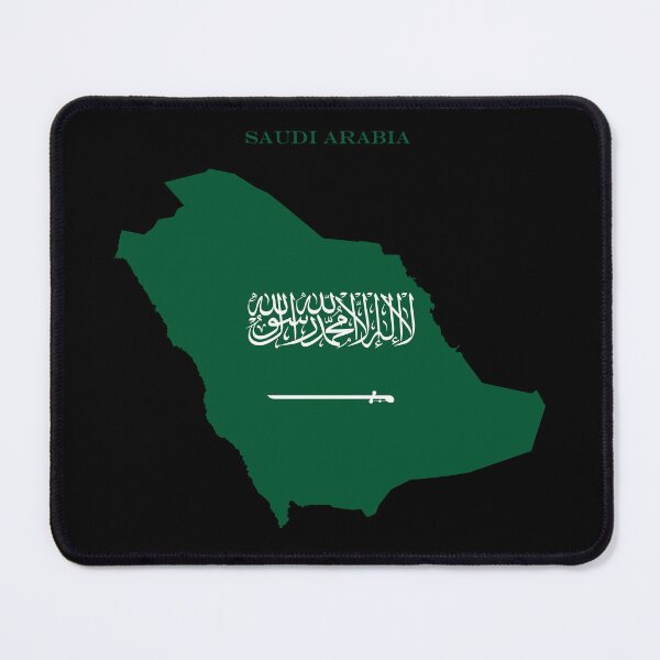 Item preview, Saudi Arabia Map Flag Silhouette Middle East Travel Pride Gift designed and sold by NTGUILTY.