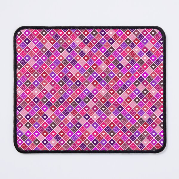 Item preview, Vibrant Pink Purple Hearts Mosaic Geometric Pattern designed and sold by mrhighsky.