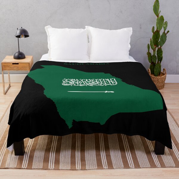 Item preview, Saudi Arabia Map Flag Silhouette Middle East Travel Pride Gift designed and sold by NTGUILTY.