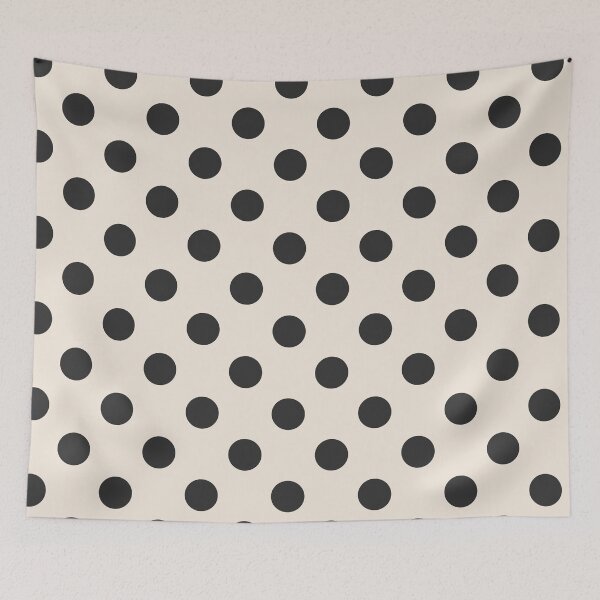 Item preview, Black Polka Dot Pattern – Reverse Neutral Spots Print designed and sold by Fezzyboo.