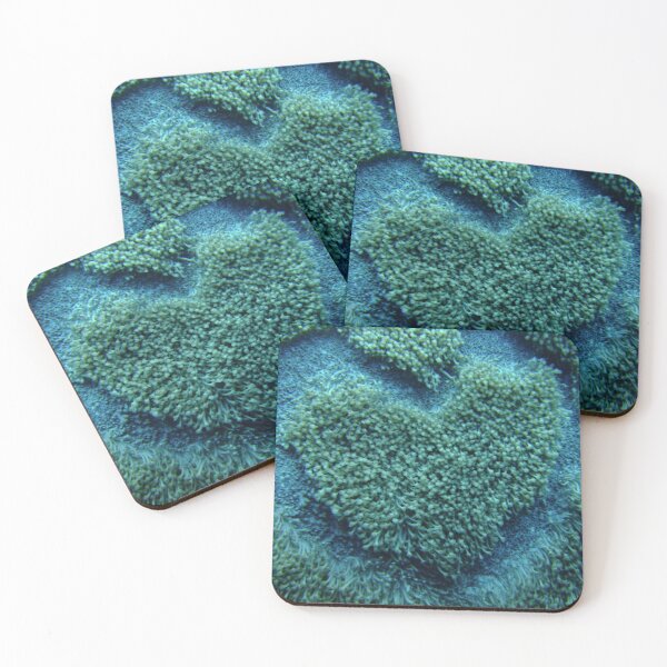Item preview, Natural Heart Coral: Deep Blue Ocean Art designed and sold by Mayuri Japan Studio.