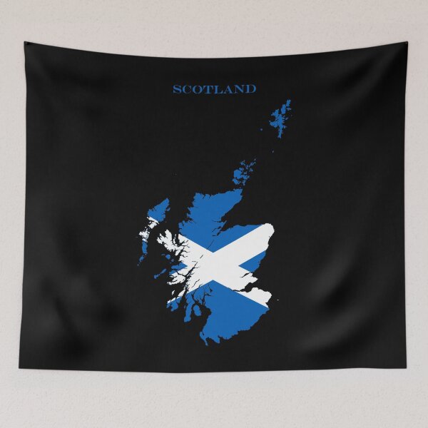 Item preview, Scotland Map Flag Silhouette United Kingdom Travel Pride Gift designed and sold by NTGUILTY.