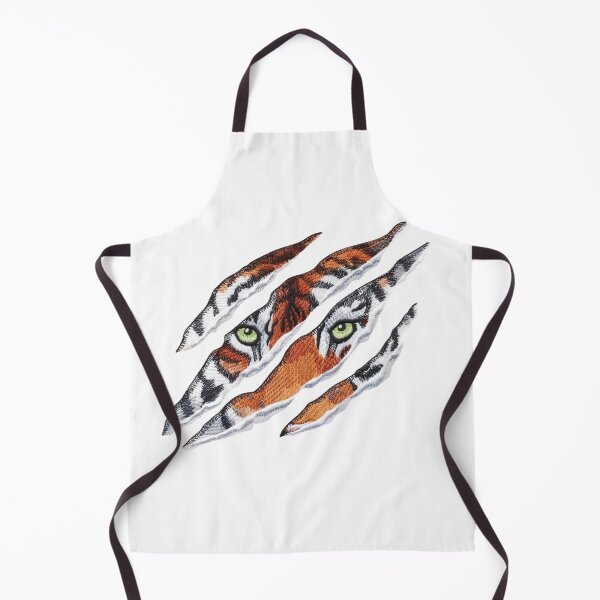 Item preview, Tiger Eyes Claw Scratch Embroidery Style Wild Animal Graphic Design designed and sold by aseelbrand.