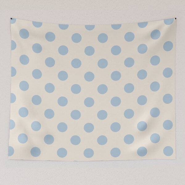 Item preview, Blue Polka Dot Pattern – Reverse Soft Sky Blue Spots Print designed and sold by Fezzyboo.