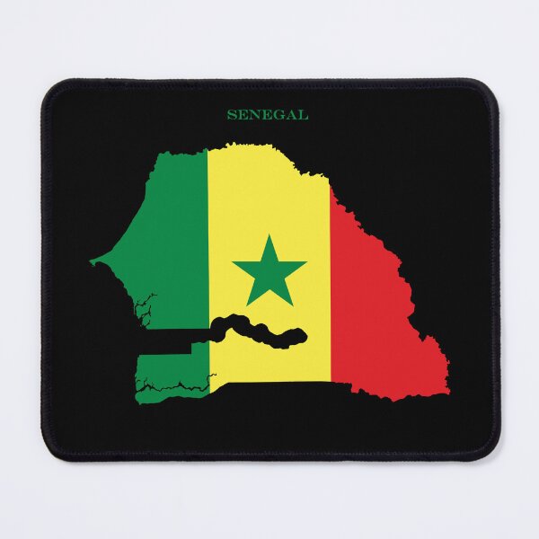 Item preview, Senegal Map Flag Silhouette West Africa Travel Pride Gift designed and sold by NTGUILTY.
