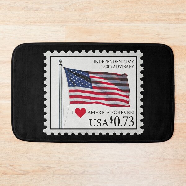 Item preview, POSTAGE STAMP Independence Day on the occasion of the 250th anniversary of the USA V3C designed and sold by ART-OF-ORION.
