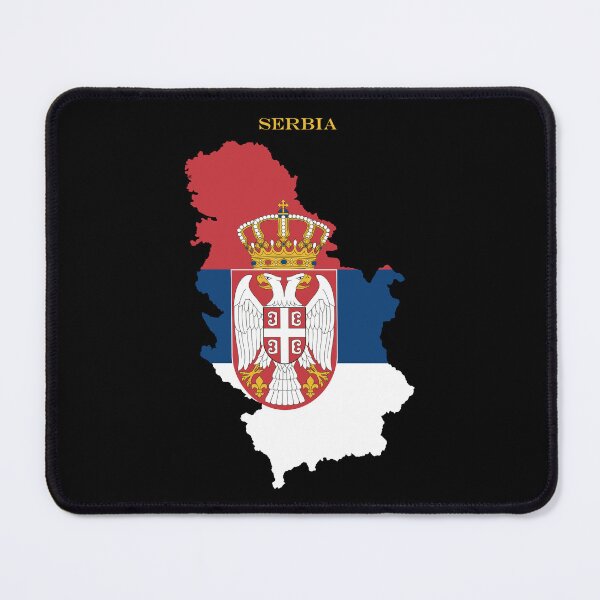 Item preview, Serbia Map Flag Silhouette Europe Travel Pride Gift designed and sold by NTGUILTY.