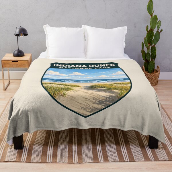 Item preview, Indiana Dunes National Park Retro Lakeshore designed and sold by Gideon Emmerich.