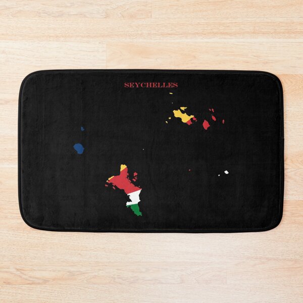 Item preview, Seychelles Map Flag Silhouette Indian Ocean Travel Pride Gift designed and sold by NTGUILTY.
