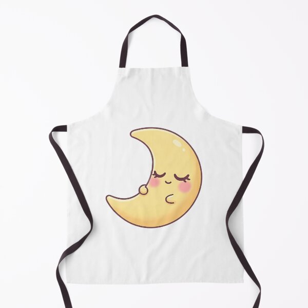 Item preview, Cute Kawaii Sleepy Crescent Moon Pastel Chibi Sticker Art designed and sold by LYZ7VANI.