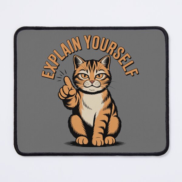 Item preview, funny cat - judgmental cat - sassy cat - cat humor - cat lover - cat mom - cat dad - pointing cat - angry cat - cat warning - sarcastic cat - toe beans - cat attitude - pet humor designed and sold by JansenGS.
