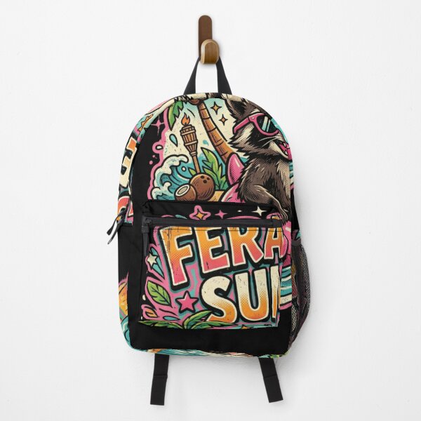 Item preview, Feral Raccoon Summer Tropical Beach Float designed and sold by snowry.