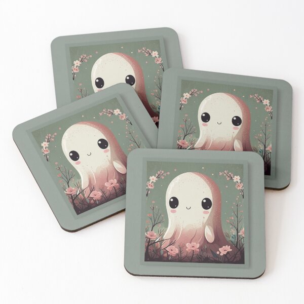 Item preview, Funny Ghost Kawaii Cute | Ghost Kawaii Cute Humor Print designed and sold by Joy-boy-op.