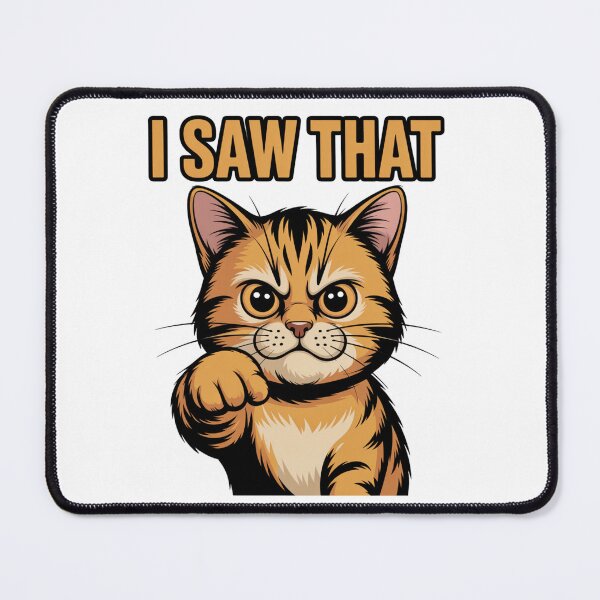 Item preview, funny cat - judgmental cat - sassy cat - cat humor - cat lover - cat mom - cat dad - pointing cat - angry cat - cat warning - sarcastic cat - toe beans - cat attitude - pet humor designed and sold by JansenGS.