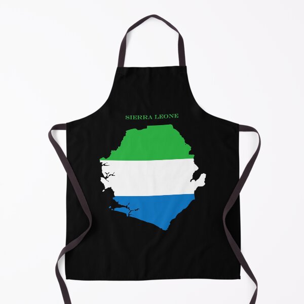 Item preview, Sierra Leone Map Flag Silhouette West Africa Travel Pride Gift designed and sold by NTGUILTY.